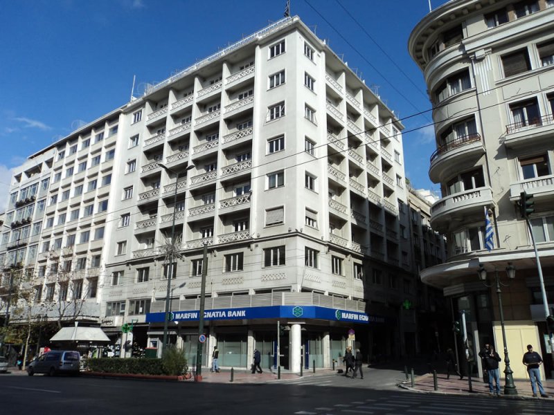 Τράπεζα Marfin επί της οδού Πανεπιστήμιου 16 στην Αθήνα (2)